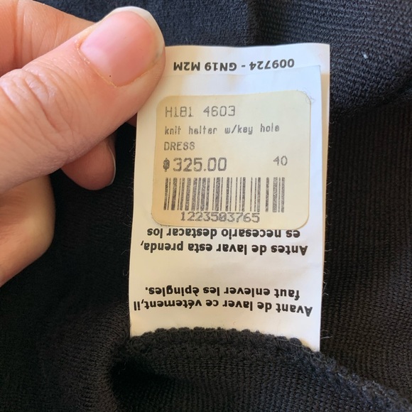 Frankie Morello Wool Knit Halter Dress Size XS - Picture 7 of 8